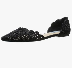 Betsey Johnson Black Pearl Flat